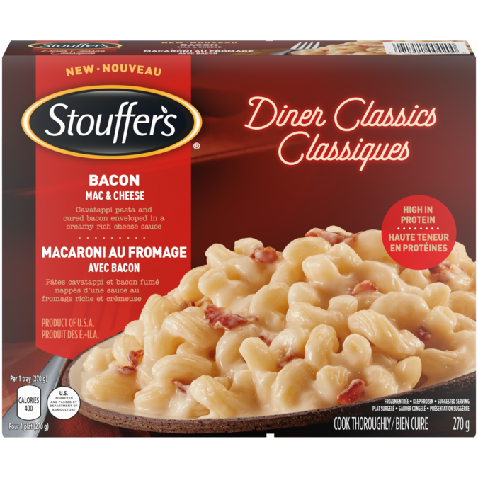 Stouffers Diner Classics Bacon Mac And Cheese, 270 g
