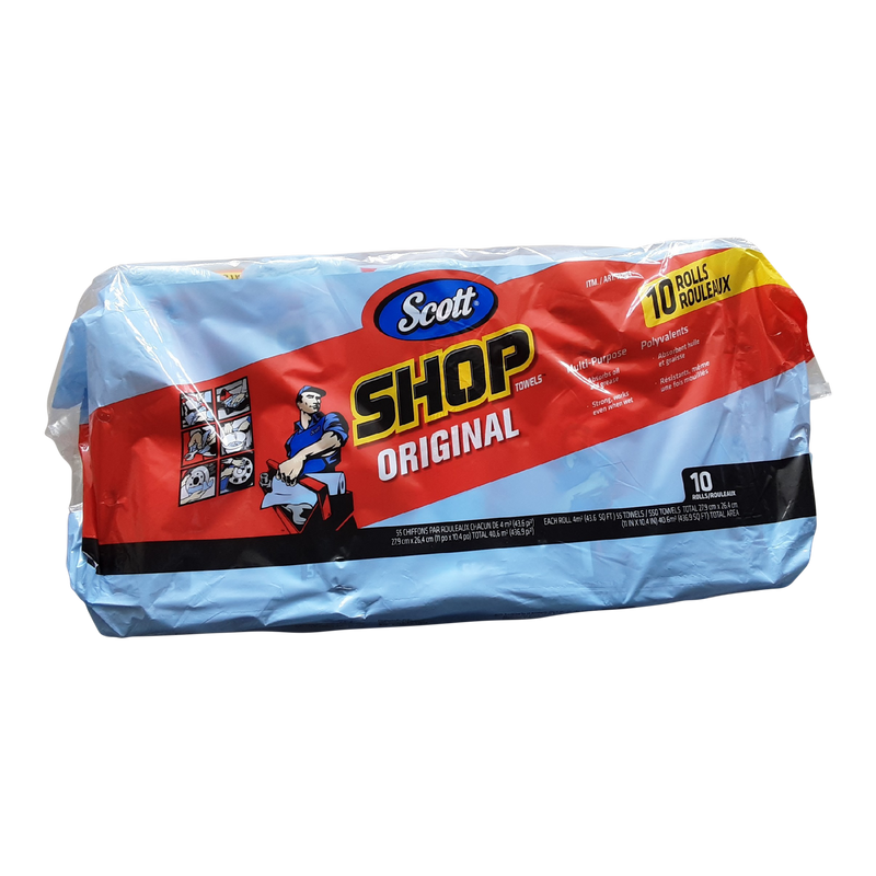 Scott Shop Towels Original Multi-Purpose, 10 rolls