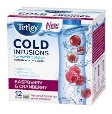 Tetley Cold Infusion Raspberry Cranberry Flavoured Tea, 27 g