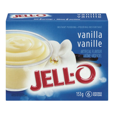 JELL-O Vanilla Instant Pudding, 153 g