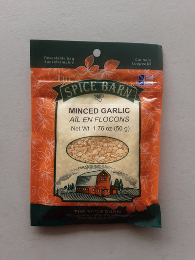 Spice Barn Minced Garlic, 50 g