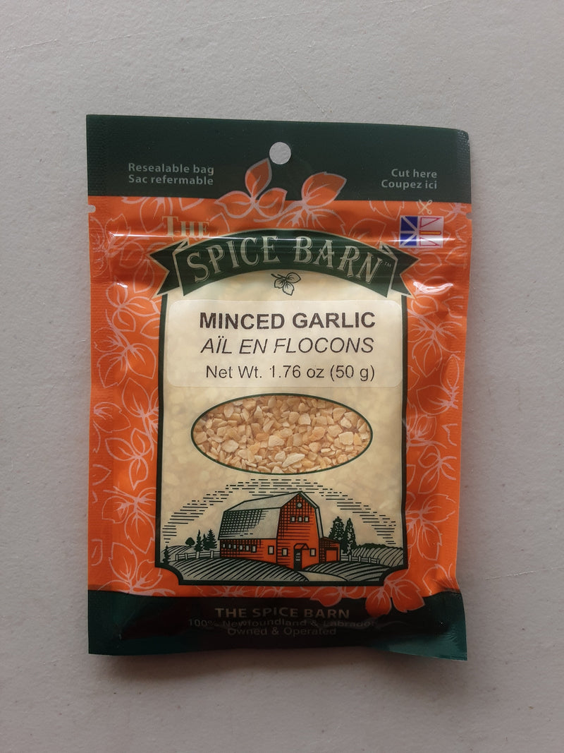 Spice Barn Minced Garlic, 50 g
