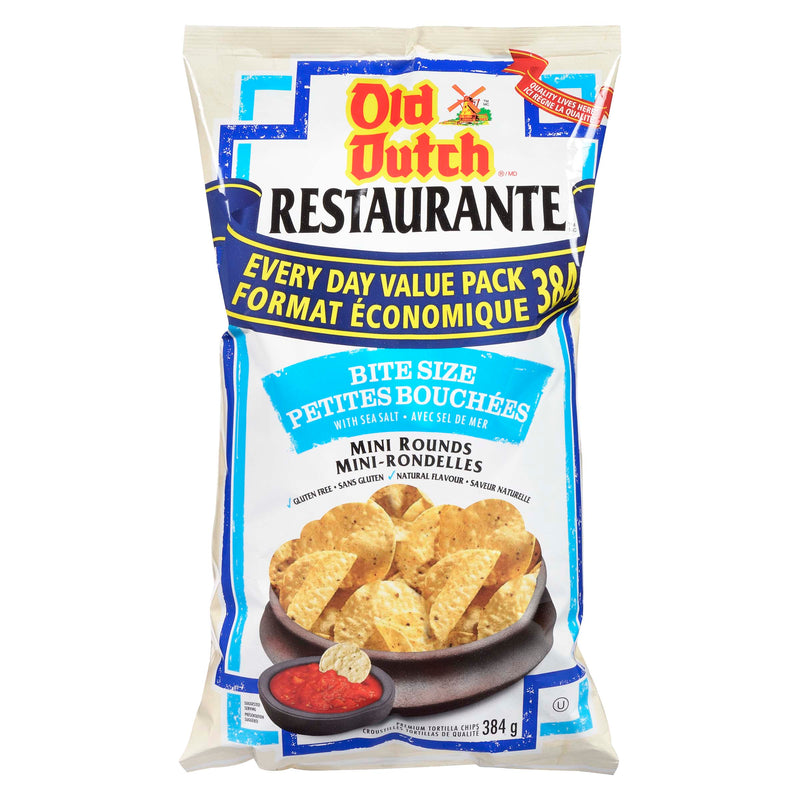 Old Dutch Restaurante Bite SIze Tortilla Chips, 384 g