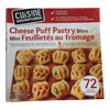 Cuisine Adventures Cheese Puff Pastry Bites, 72 ct