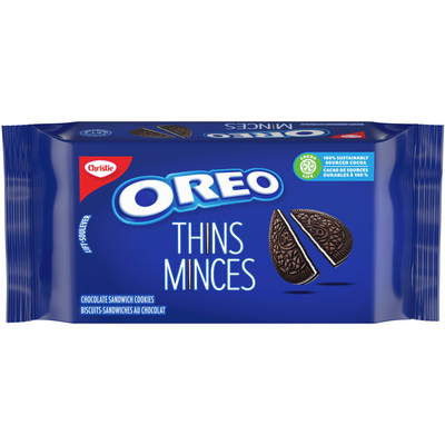 Christie Oreo Thins Chocolate Sandwich Cookies, 264 g