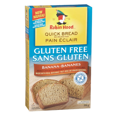 Robin Hood Quick Banana Bread Mix Gluten Free, 396 g