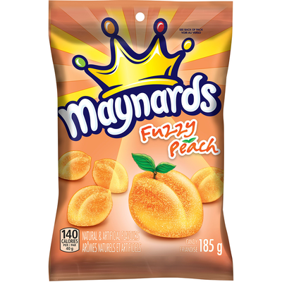 Maynards Fuzzy Peach Candies, 185 g