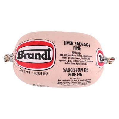 Brandt Liver Sausage Fine, 1 ct