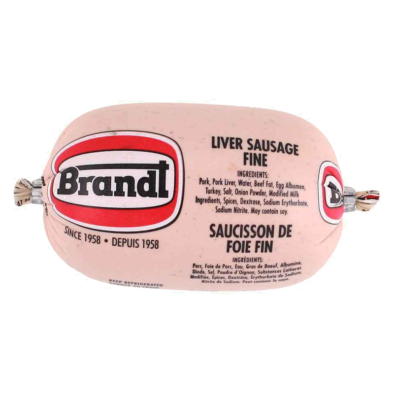 Brandt Liver Sausage Fine, 1 ct