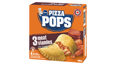 Pillsury 3 Meat Pizza Pops, 400 g