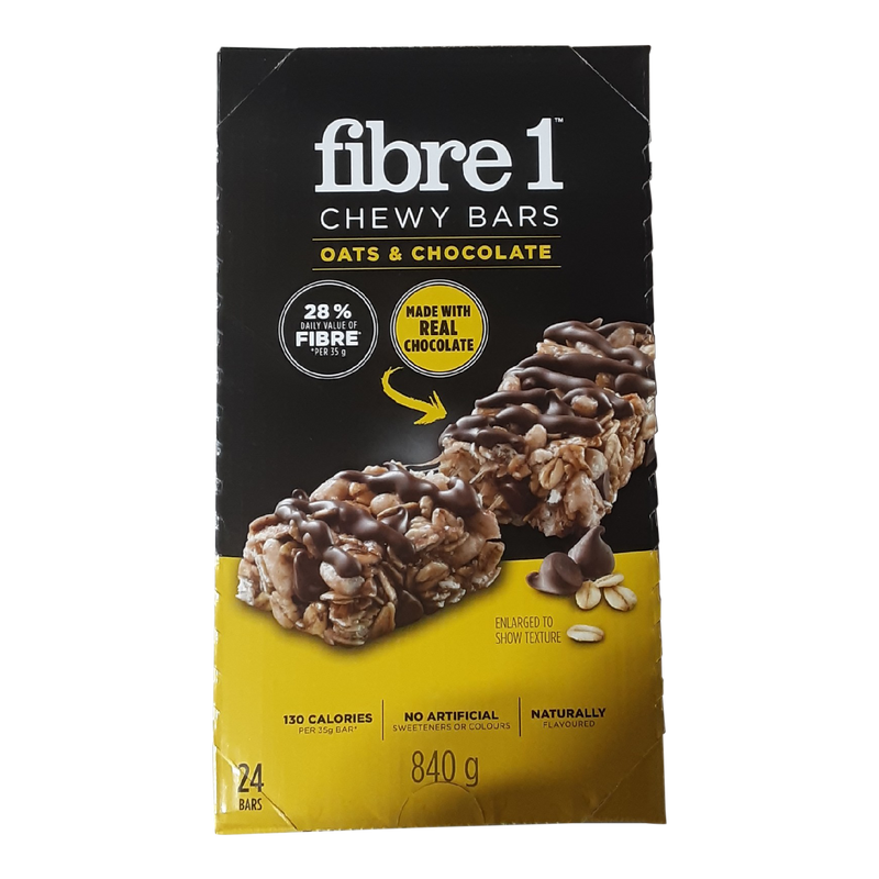 Fibre 1 Oats & Chocolate Chewy Bars, 24 ct
