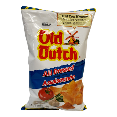Old Dutch All Dressed, 255 g