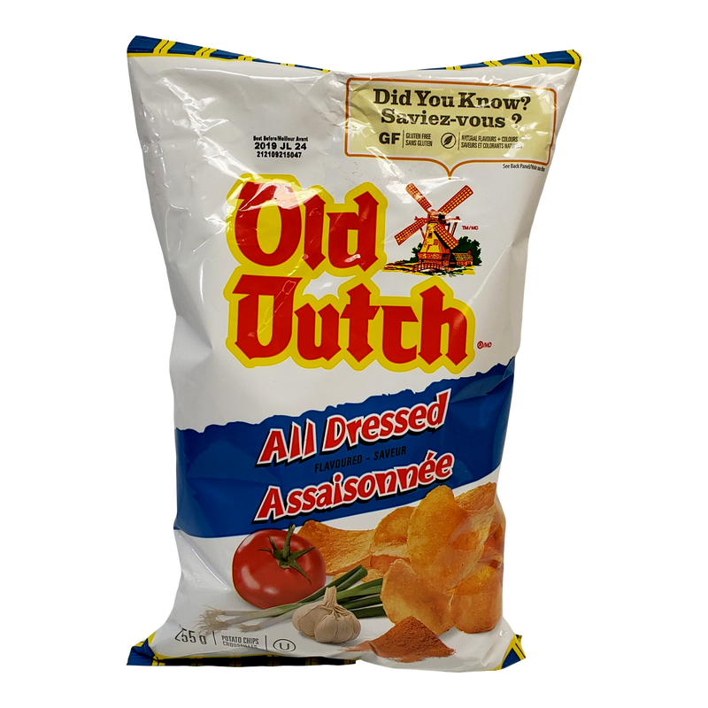 Old Dutch All Dressed, 255 g