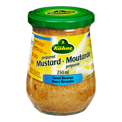 Kühne Prepared Sweet Bavarian Mustard, 250 mL