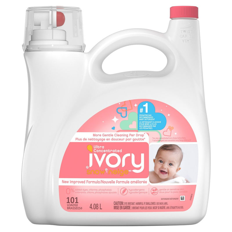 Ivory Snow Laundry Detergent, 113 L