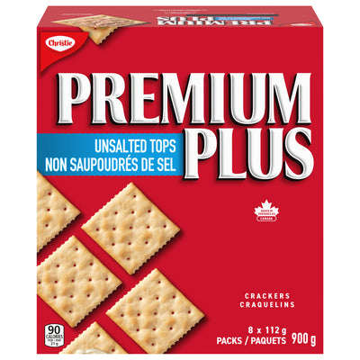 Christie Premium Plus Unsalted Crackers, 900 g