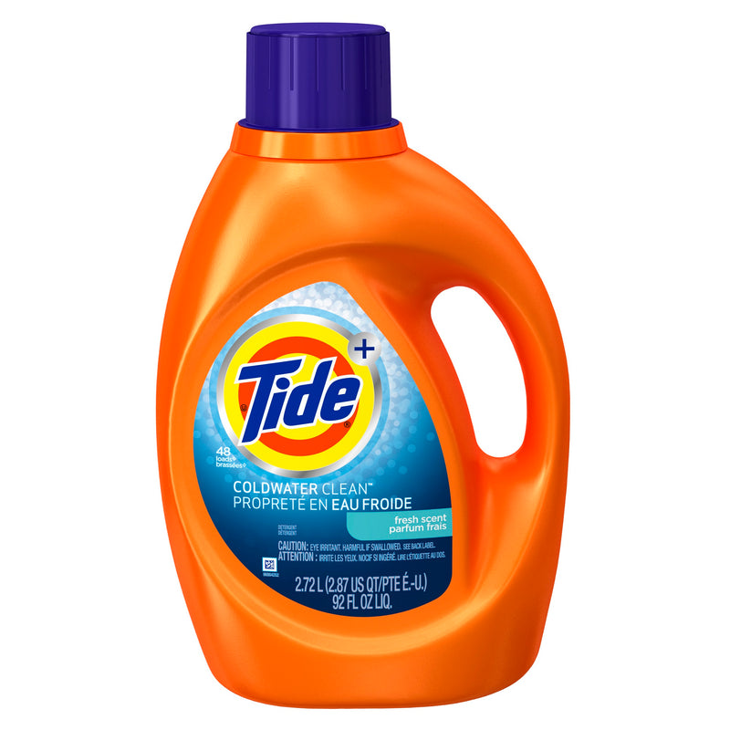 Tide Coldwater Clean 2X Fresh Scent Laundry Detergent, 2.72L