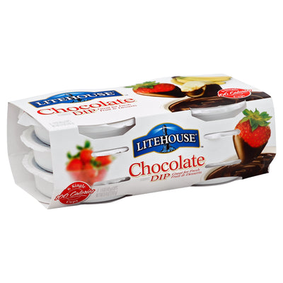 Litehouse Chocolate Flavored Dip, 40 g, 6 ct