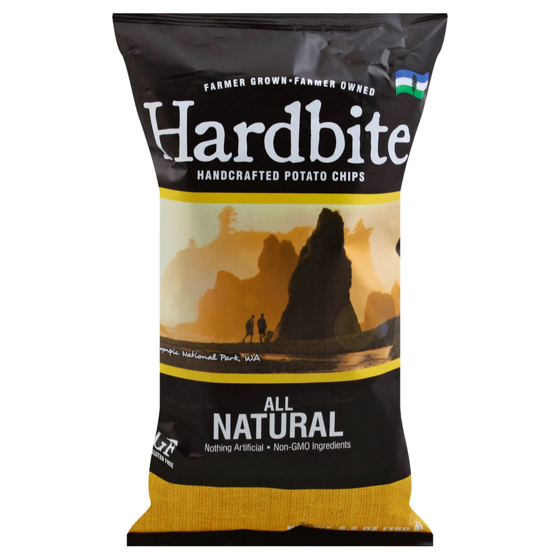 Hardbite All Natural Kettle-Cooked Potato Chips, 150 g