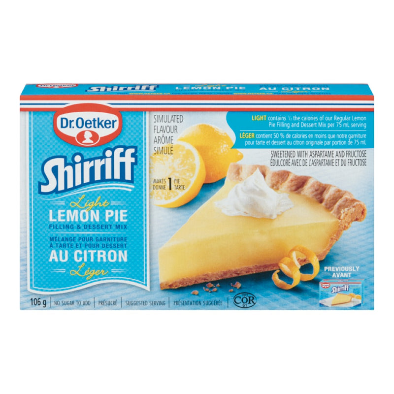 Shirriff Light Lemon Pie Filling, 106 g