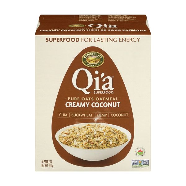 Qi'a Creamy Coconut Oatmeal, 228 g