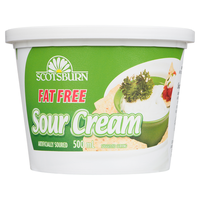 SOUR CREAM FAT FREE, 500mL