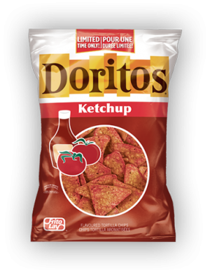 Doritos Ketchup Tortilla Chips, 1 ct