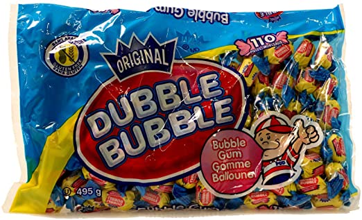 Double Bubble Original Bubble Gum, 495 g