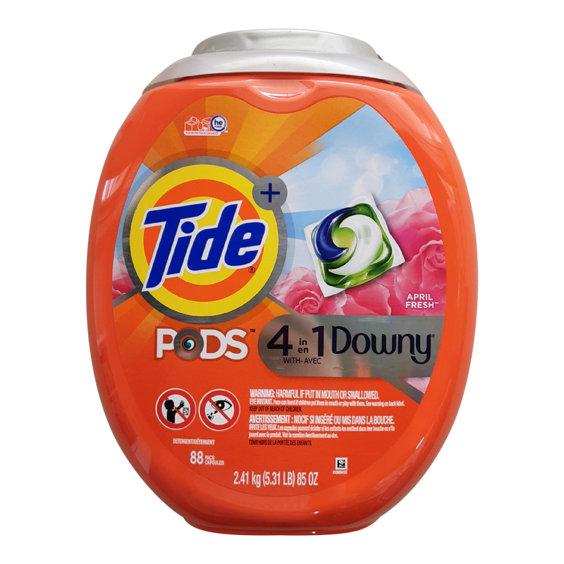 Tide Pods April Fresh 4-in-1 With Downy, 2.41 kg