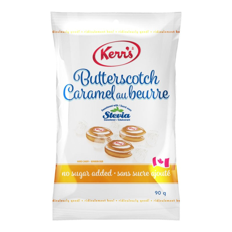 Kerr's Light No Sugar Added Butterscotch Candies, 90 g