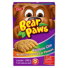 DARE BEAR PAW RAINBOW CHIP