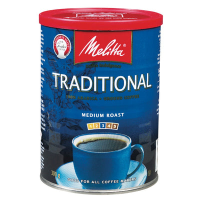 Melitta Traditional Medium Roast Coffee, 300 g