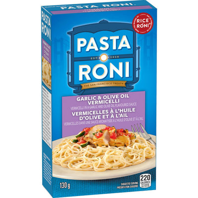 Pasta Roni Garlic & Olive Oil Vermicelli, 130 g