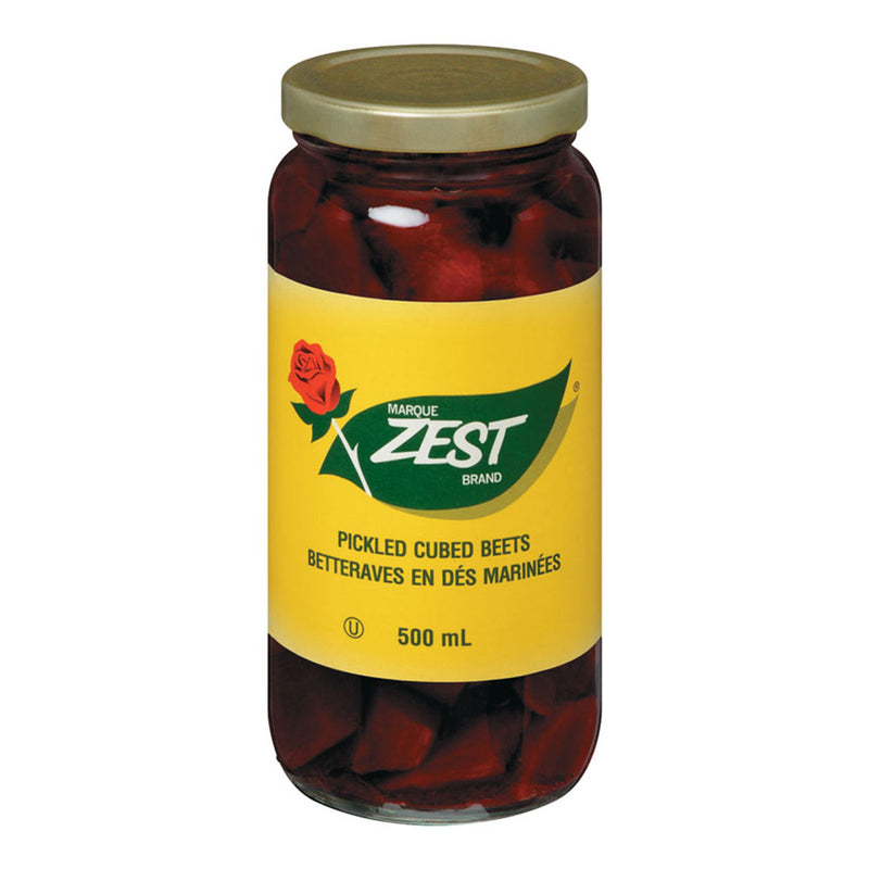 Zest Pickled Cubed Beets, 500 mL