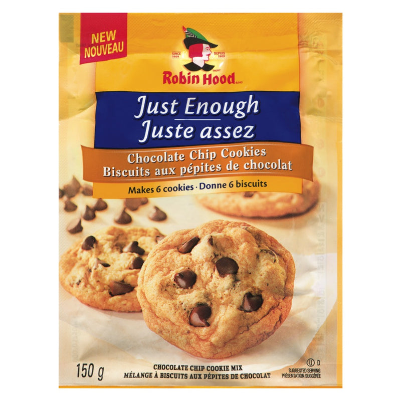 Robin Hood Just Enough Chocolate Chip Cookie Mix, 150 g