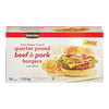 Selection Quarter Pound Beef & Pork Burgers, 1.13 kg  (10ct)
