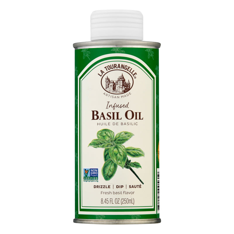 La Tourangelle Infused Fresh Basil Flavor Basil Oil, 250 mL