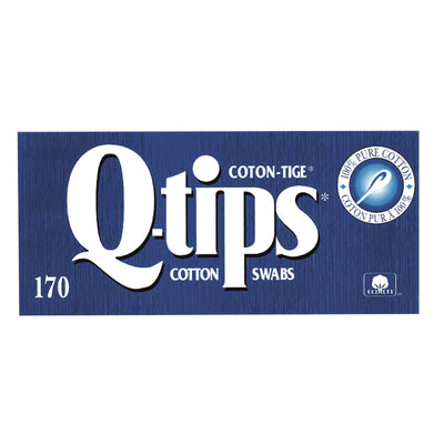 Q-tips Cotton Swabs, 170 ct