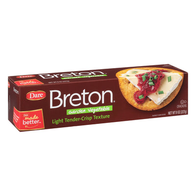 Dare Breton Garden Vegetable Crackers, 225 g