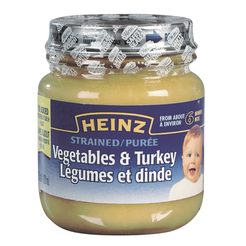 Heinz Strained Vegetables & Turkey From About 6 Months, 128 mL