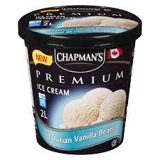 CHAPMAN'S PREMIUM TAHITIAN VANILLA BEAN ICE CREAM