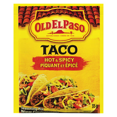 Old El Paso Taco Seasoning Mix Hot & Spicy, 35 g