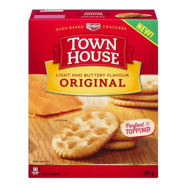 Town House Original Crackers, 391 g