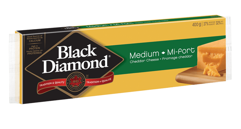 Black Diamond Cheddar Cheese Medium, 400 g