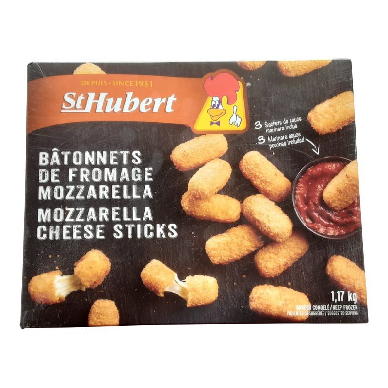 St Hubert Mozzarella Cheese Sticks, 1.17 kg