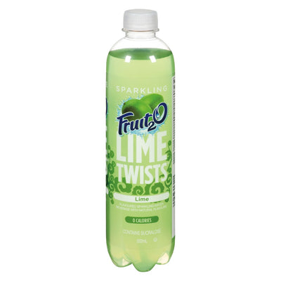 Fruit 2.O Lime Twist Sparkling Water, 502mL
