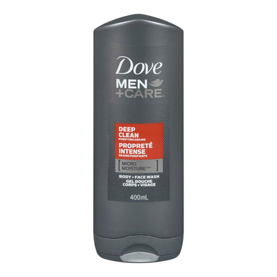 Dove Men Care, Deep Clean, Body - Face Wash, 400 mL