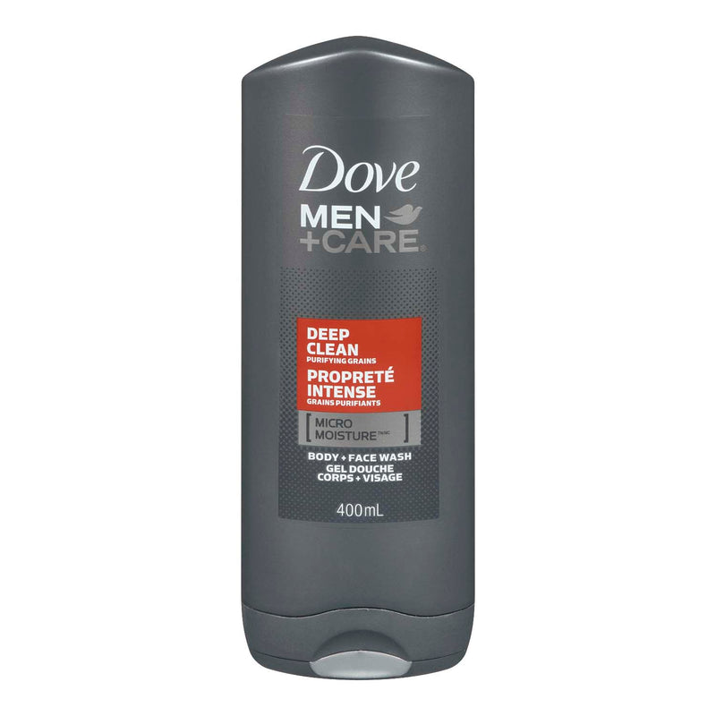 Dove Men Care, Deep Clean, Body - Face Wash, 400 mL