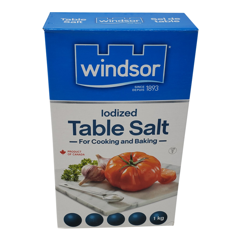 Windsor Iodized Table Salt, 1 kg