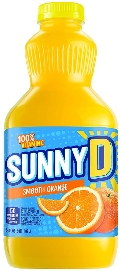 Sunny D Smooth Orange Citrus Punch, 1.89 litre